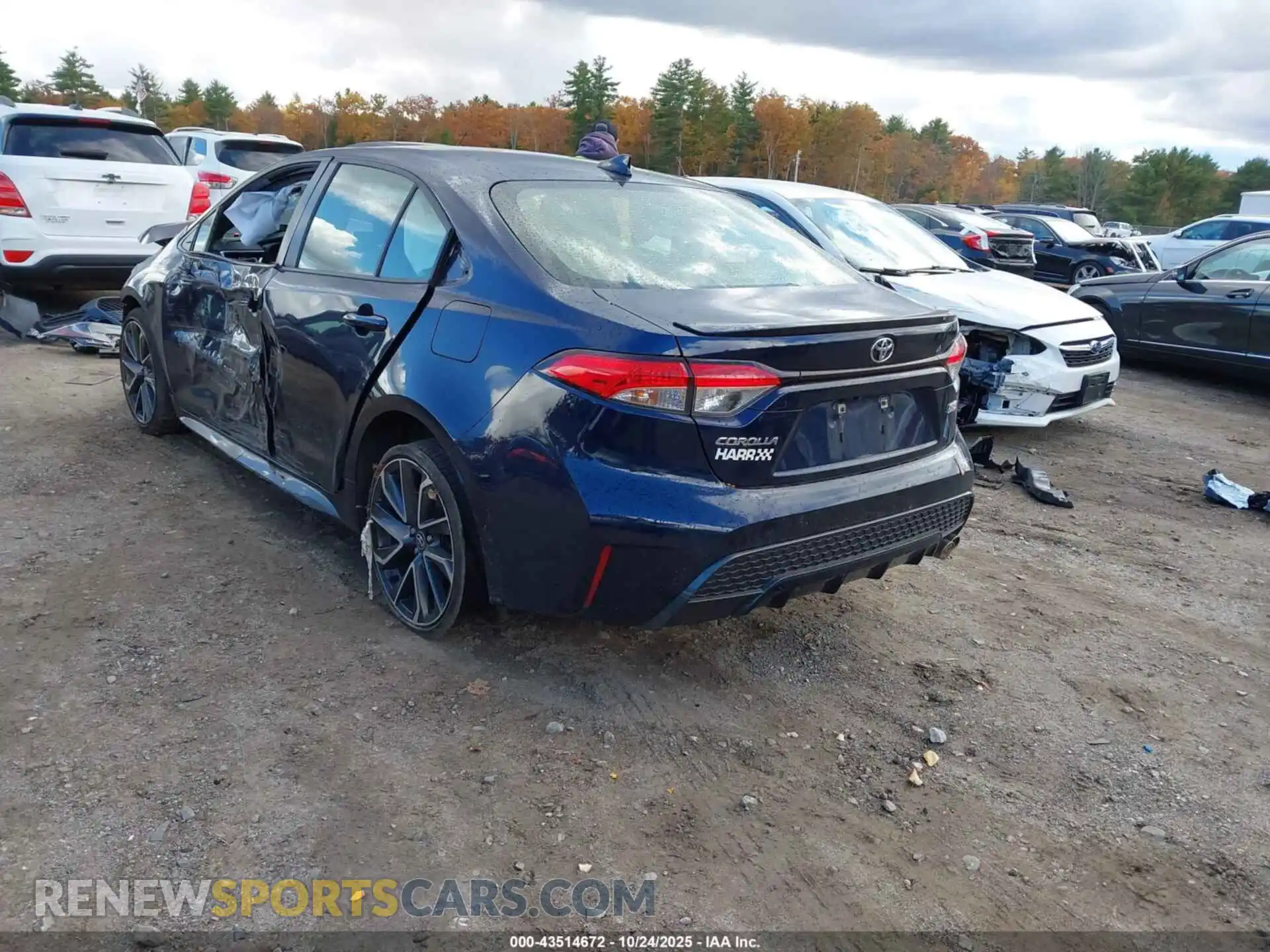 3 fotografías del automóvil dañado JTDP4MCE3MJ065345 TOYOTA COROLLA 2021
