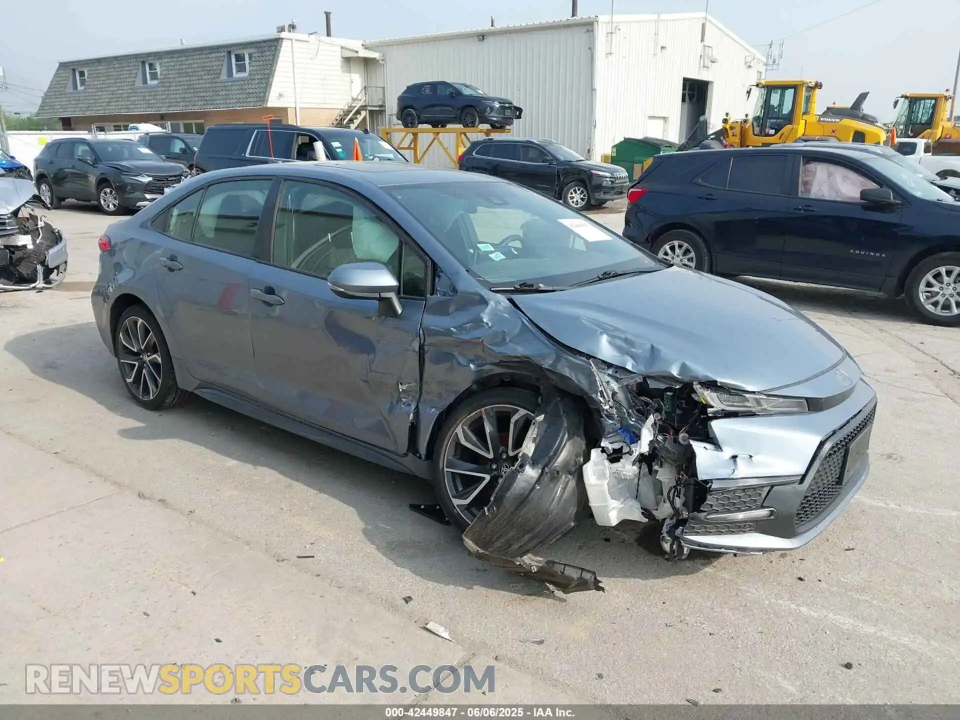 1 Photograph of a damaged car JTDP4MCE3MJ075728 TOYOTA COROLLA 2021