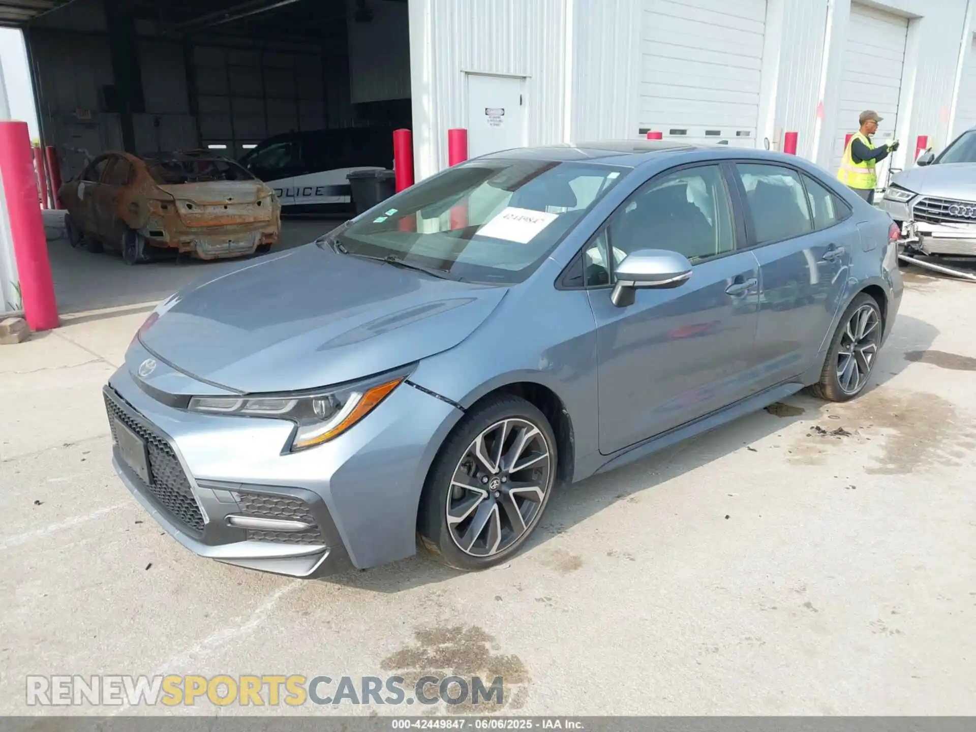 2 Photograph of a damaged car JTDP4MCE3MJ075728 TOYOTA COROLLA 2021