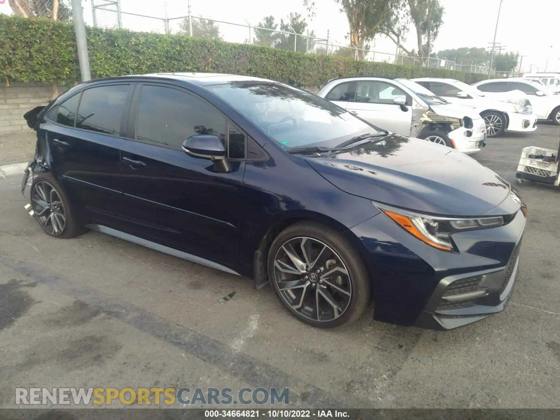 1 Photograph of a damaged car JTDP4MCE4MJ053625 TOYOTA COROLLA 2021