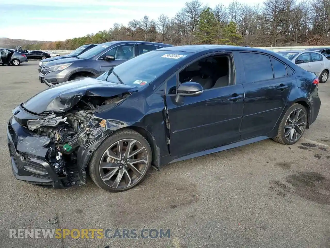 1 Photograph of a damaged car JTDP4MCE4MJ072921 TOYOTA COROLLA 2021