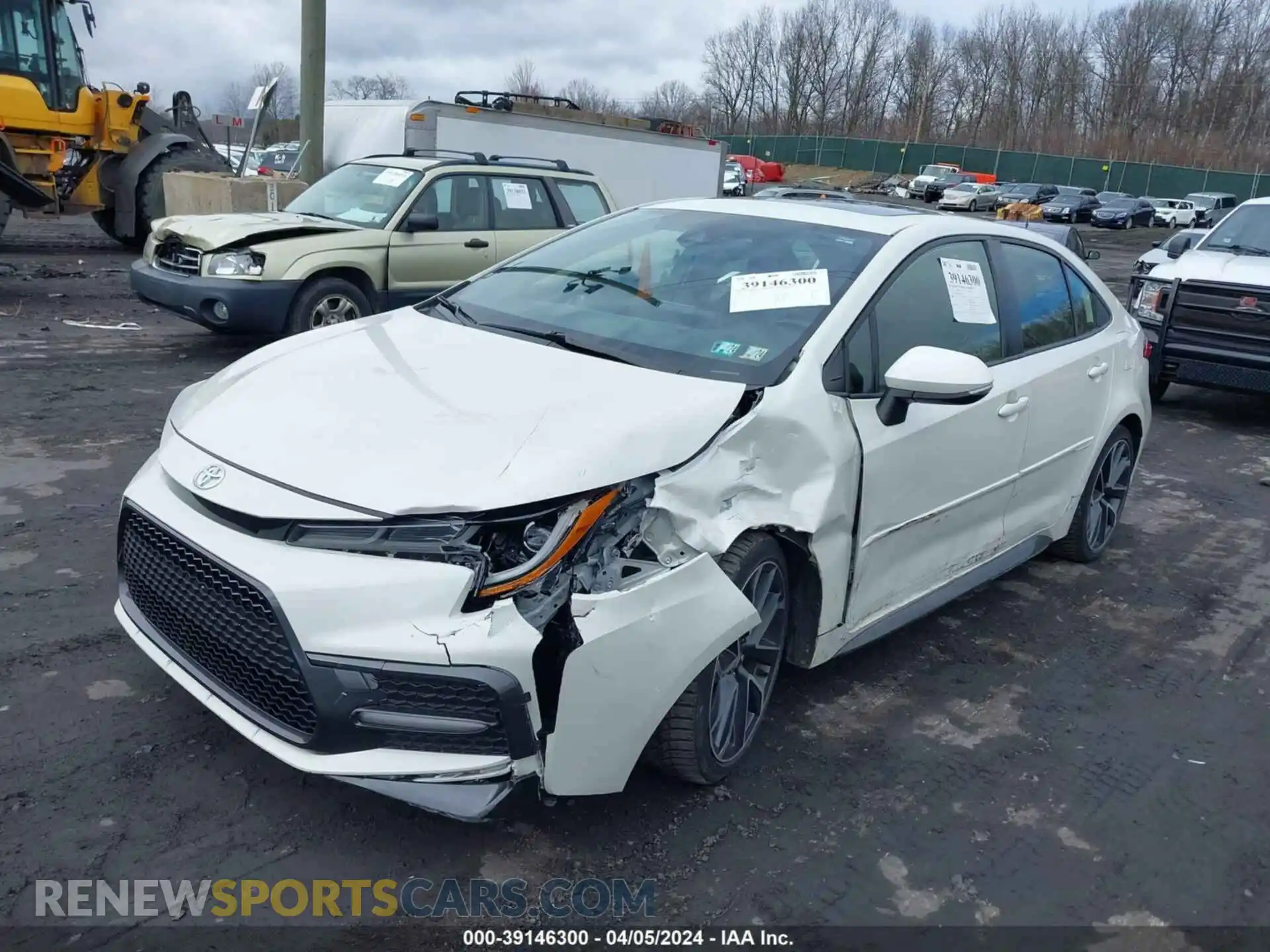 2 Photograph of a damaged car JTDP4MCE4MJ073597 TOYOTA COROLLA 2021