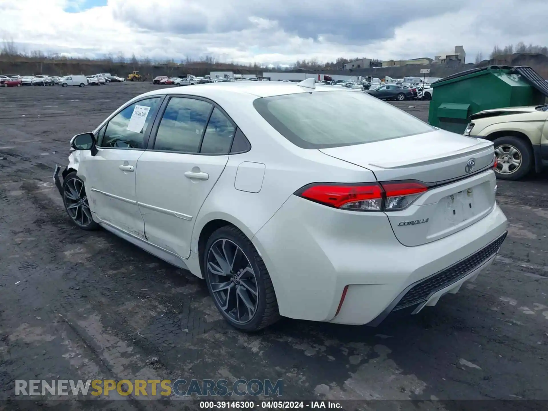 3 Photograph of a damaged car JTDP4MCE4MJ073597 TOYOTA COROLLA 2021