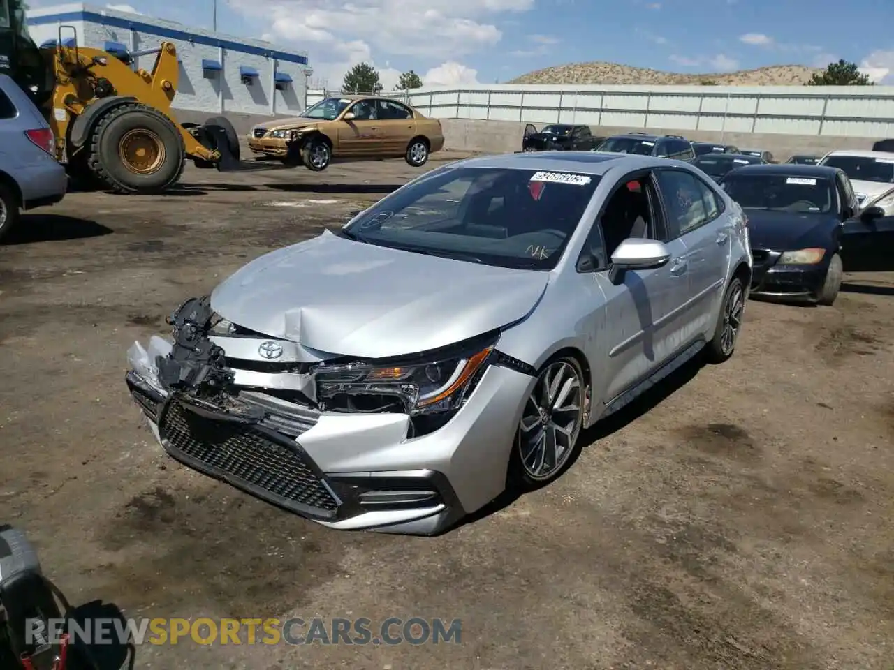 2 Photograph of a damaged car JTDP4MCE4MJ075687 TOYOTA COROLLA 2021