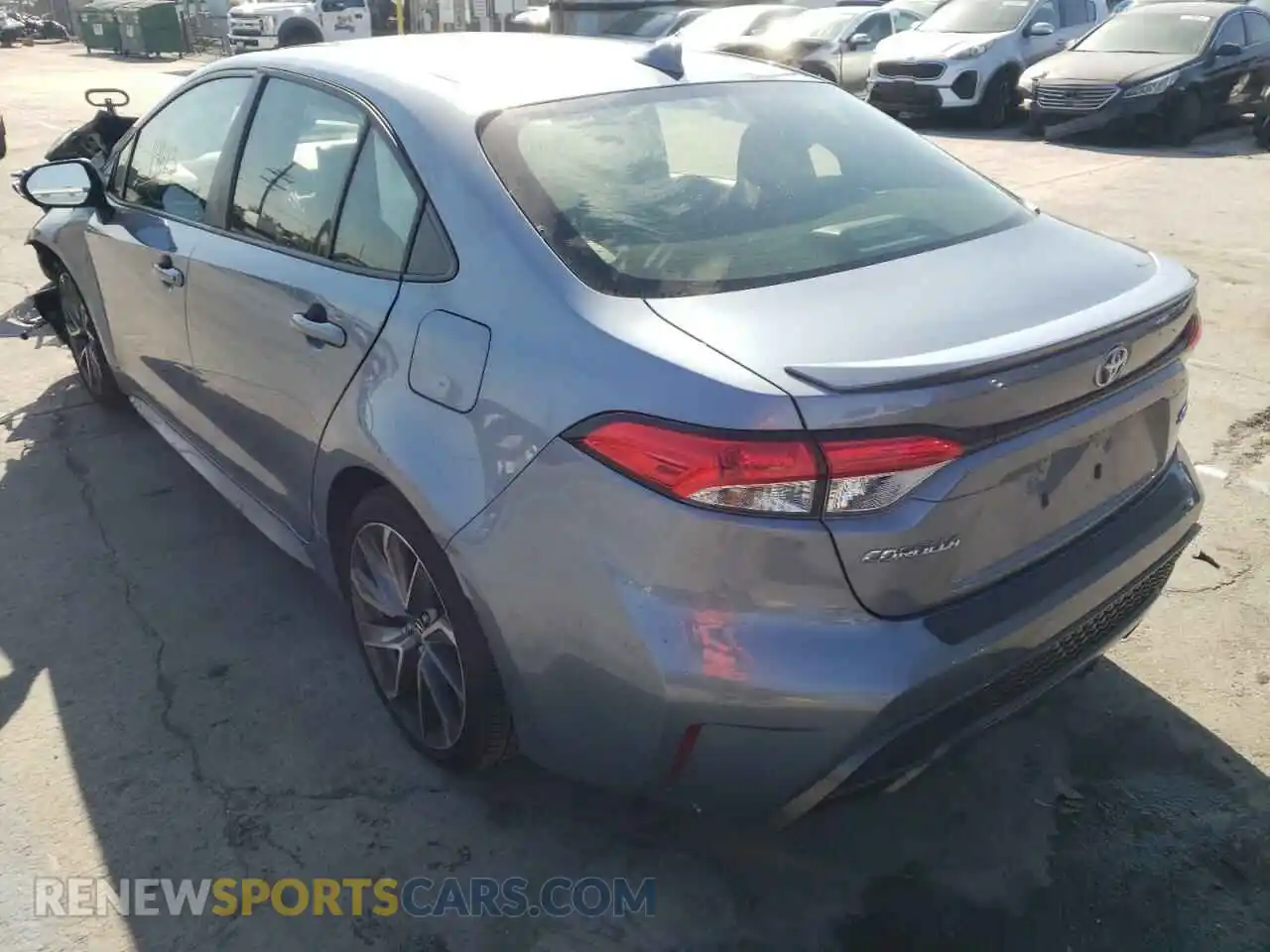 3 Photograph of a damaged car JTDP4MCE5MJ057196 TOYOTA COROLLA 2021