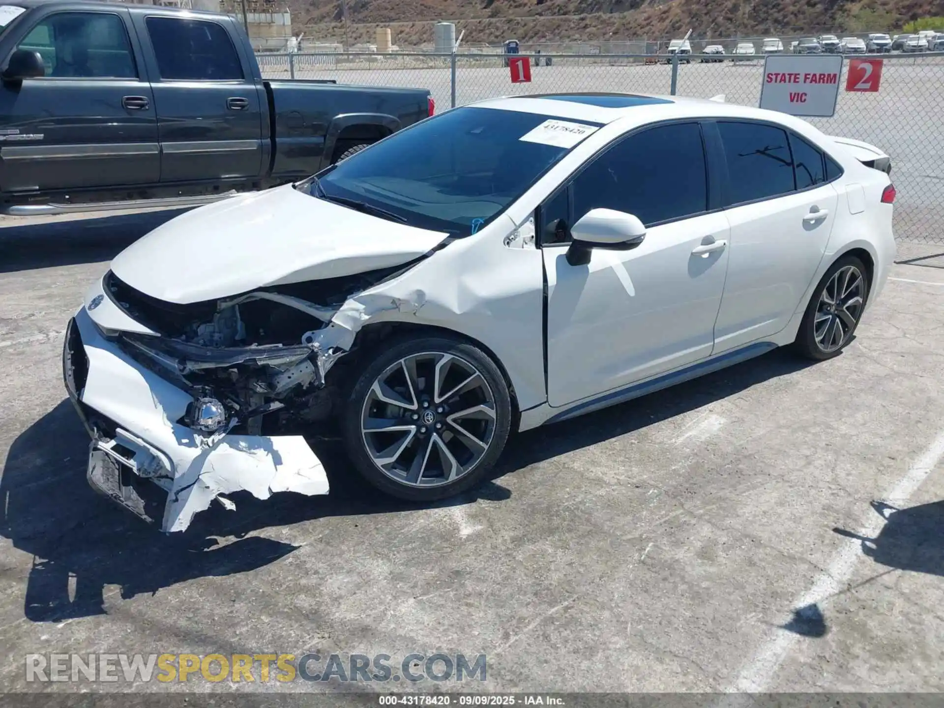 2 Photograph of a damaged car JTDP4MCE5MJ060504 TOYOTA COROLLA 2021