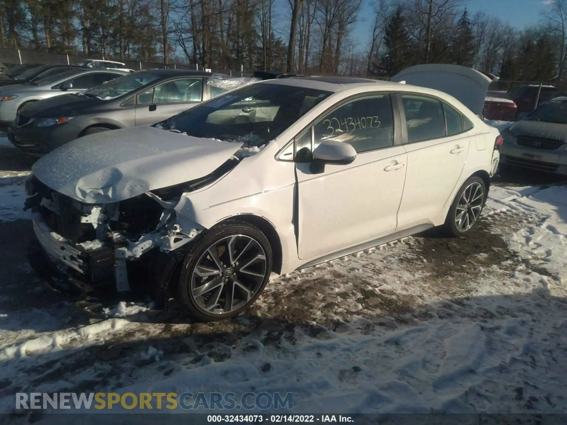 2 Photograph of a damaged car JTDP4MCE5MJ065170 TOYOTA COROLLA 2021