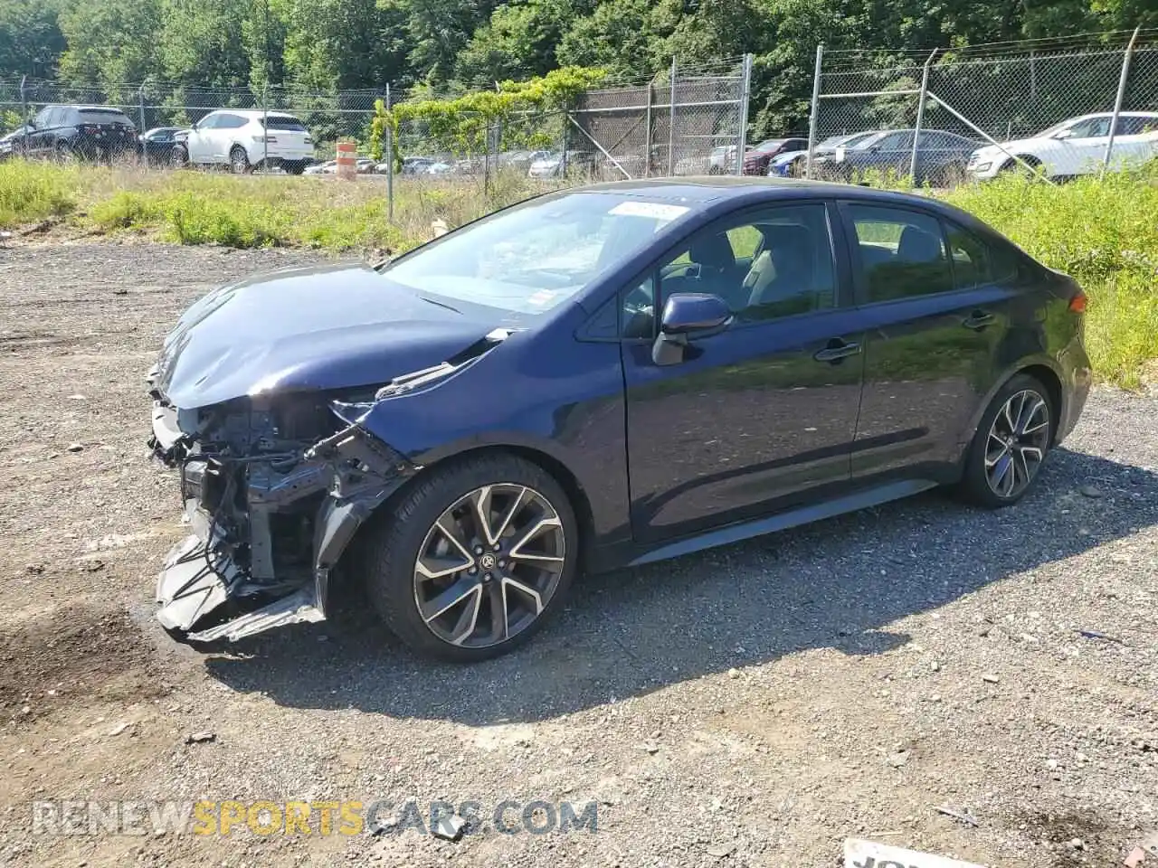 1 Photograph of a damaged car JTDP4MCE5MJ067744 TOYOTA COROLLA 2021