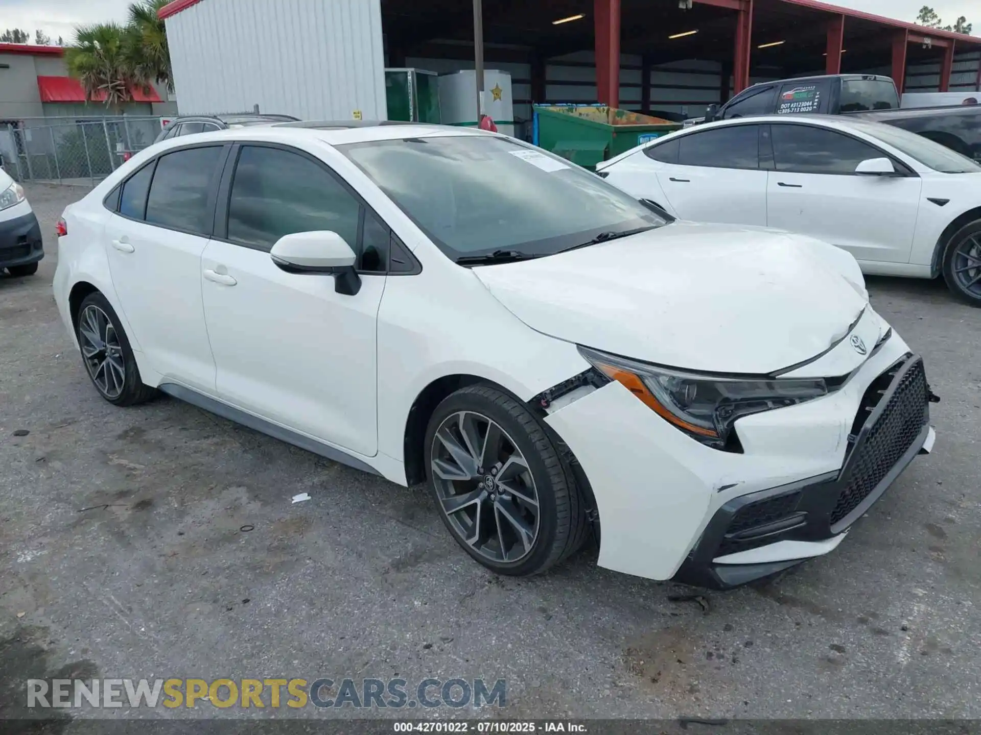 1 Photograph of a damaged car JTDP4MCE5MJ071986 TOYOTA COROLLA 2021