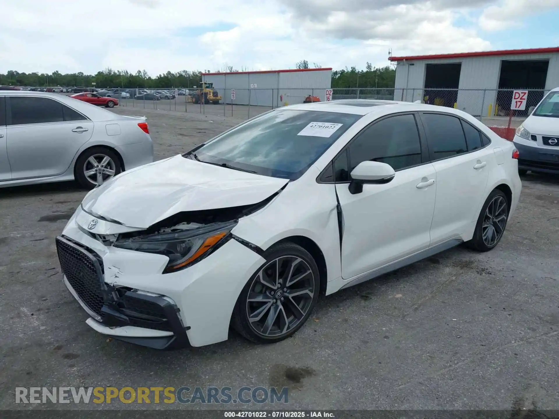 2 Photograph of a damaged car JTDP4MCE5MJ071986 TOYOTA COROLLA 2021
