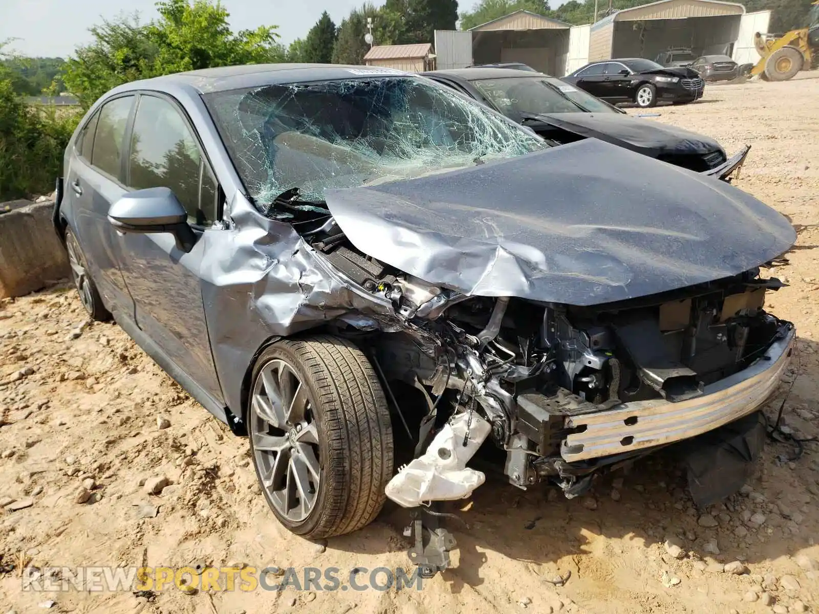 1 Photograph of a damaged car JTDP4MCE6MJ055019 TOYOTA COROLLA 2021