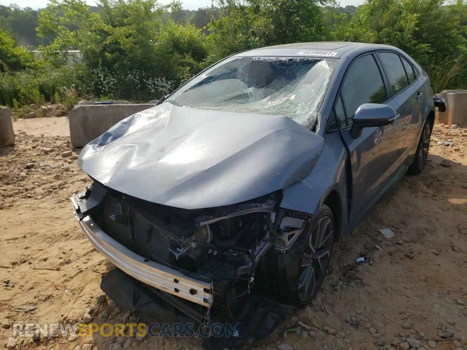 2 Photograph of a damaged car JTDP4MCE6MJ055019 TOYOTA COROLLA 2021