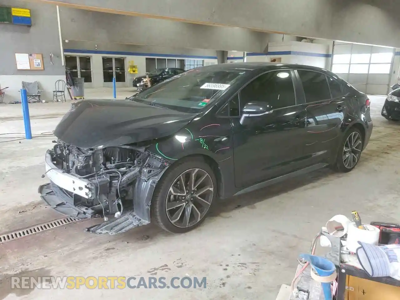 1 Photograph of a damaged car JTDP4MCE6MJ058826 TOYOTA COROLLA 2021