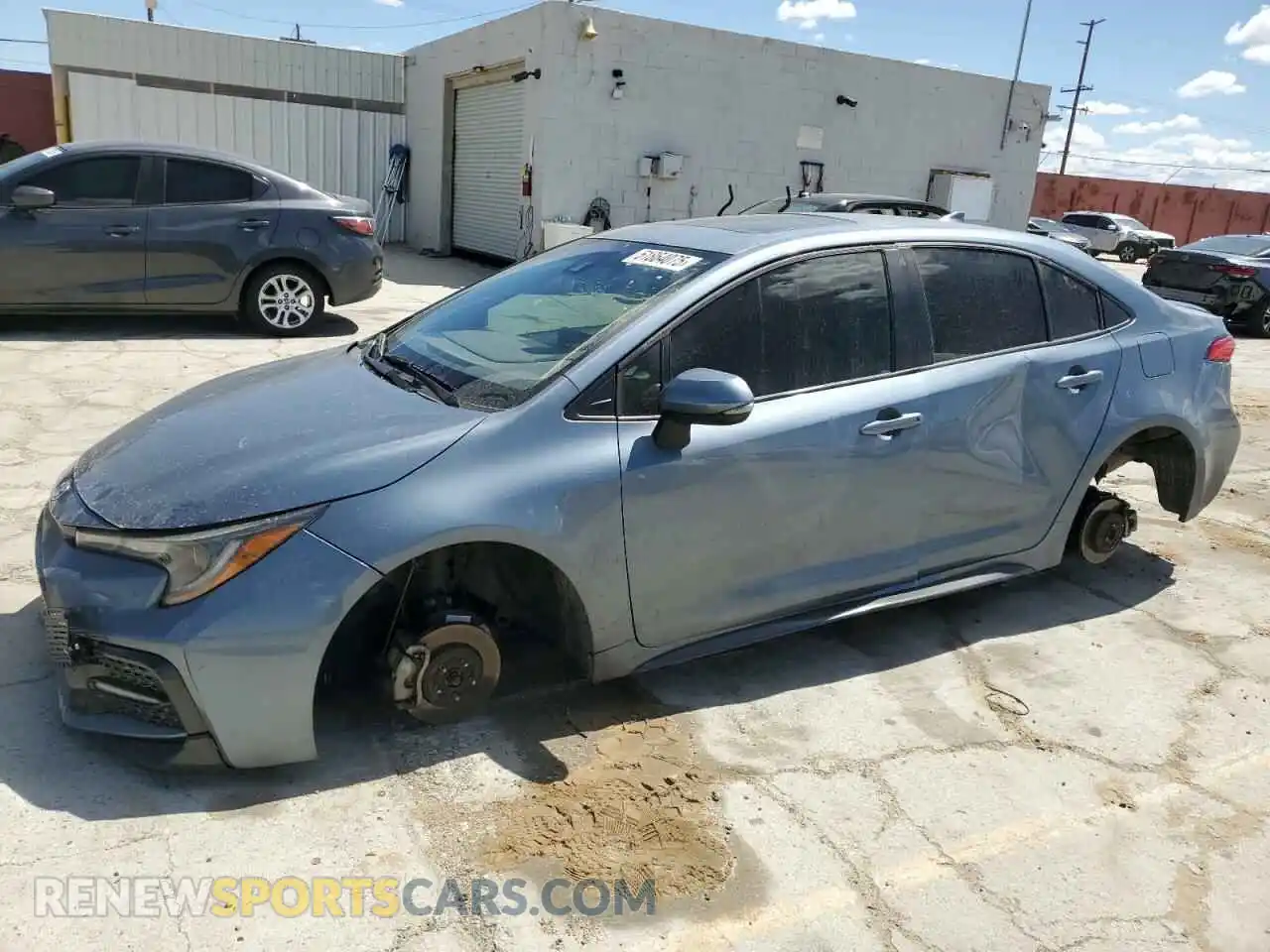 1 Photograph of a damaged car JTDP4MCE6MJ058938 TOYOTA COROLLA 2021