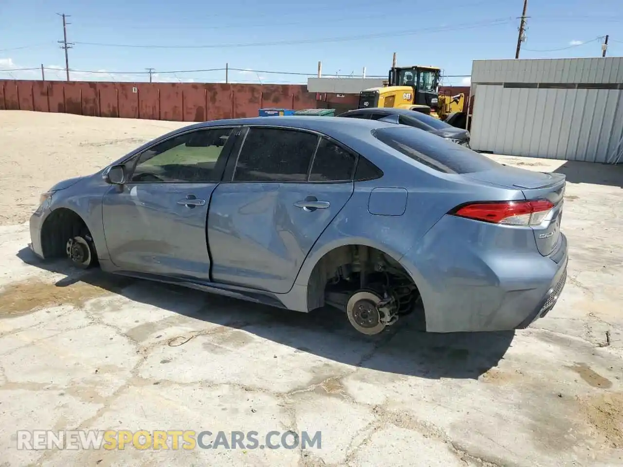 2 Photograph of a damaged car JTDP4MCE6MJ058938 TOYOTA COROLLA 2021