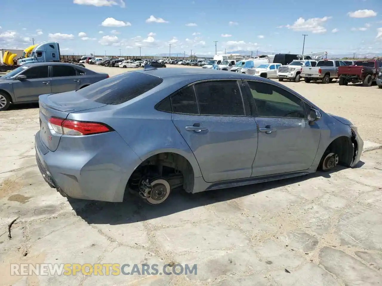 3 Photograph of a damaged car JTDP4MCE6MJ058938 TOYOTA COROLLA 2021