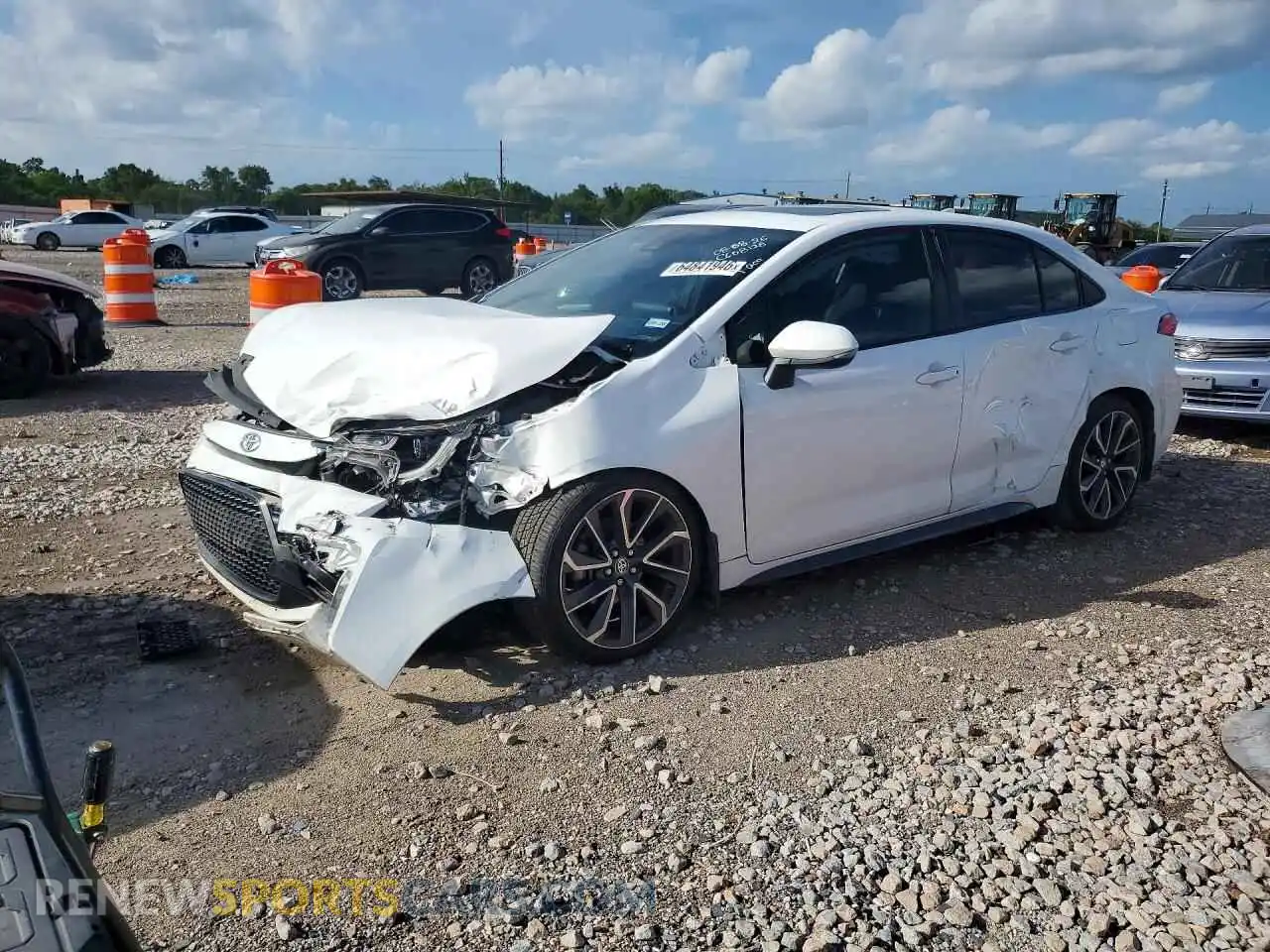 1 fotografías del automóvil dañado JTDP4MCE7MJ054154 TOYOTA COROLLA 2021