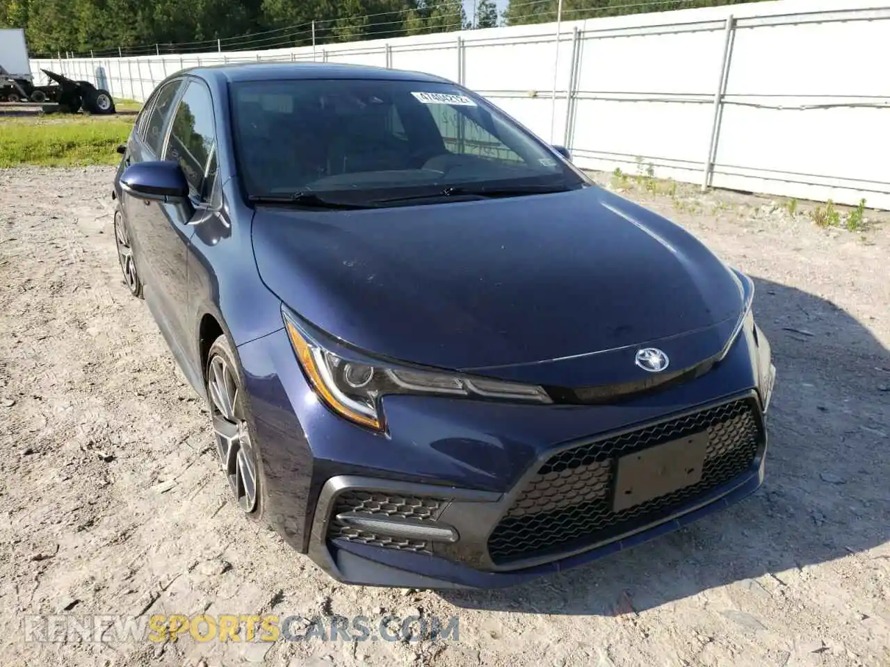 1 Photograph of a damaged car JTDP4MCE7MJ054669 TOYOTA COROLLA 2021