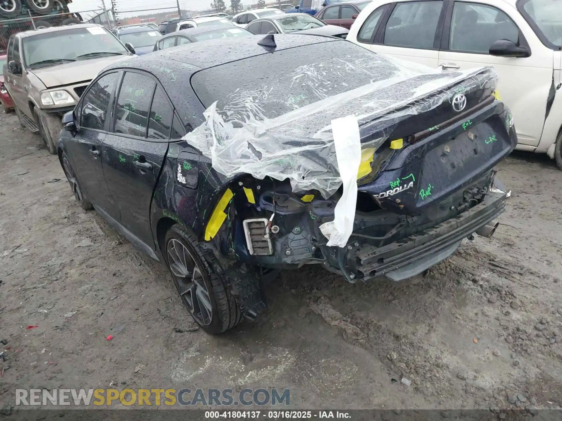 3 Photograph of a damaged car JTDP4MCE7MJ065672 TOYOTA COROLLA 2021