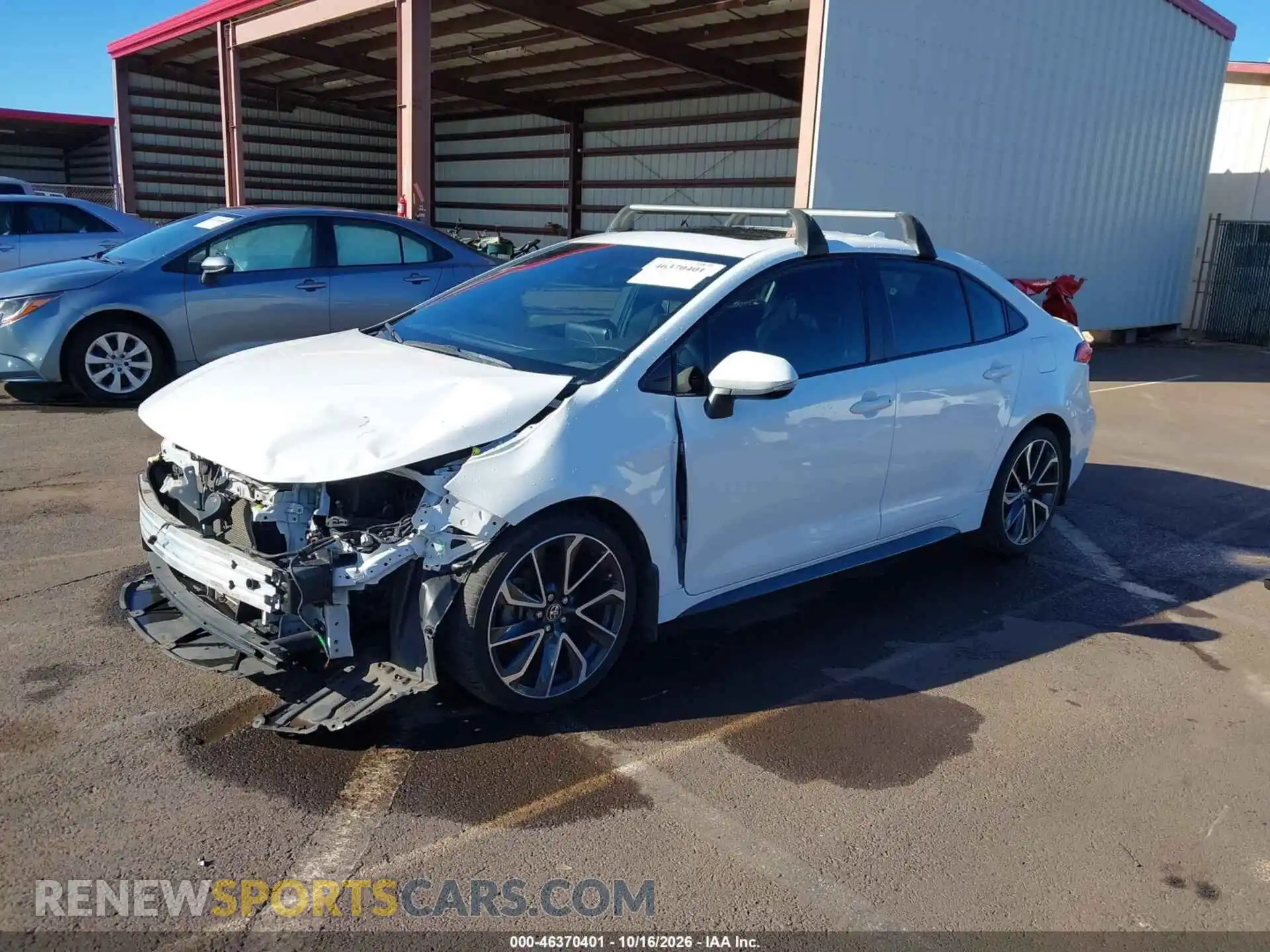 2 Фотография поврежденного автомобиля JTDP4MCE8MJ068483 TOYOTA COROLLA 2021