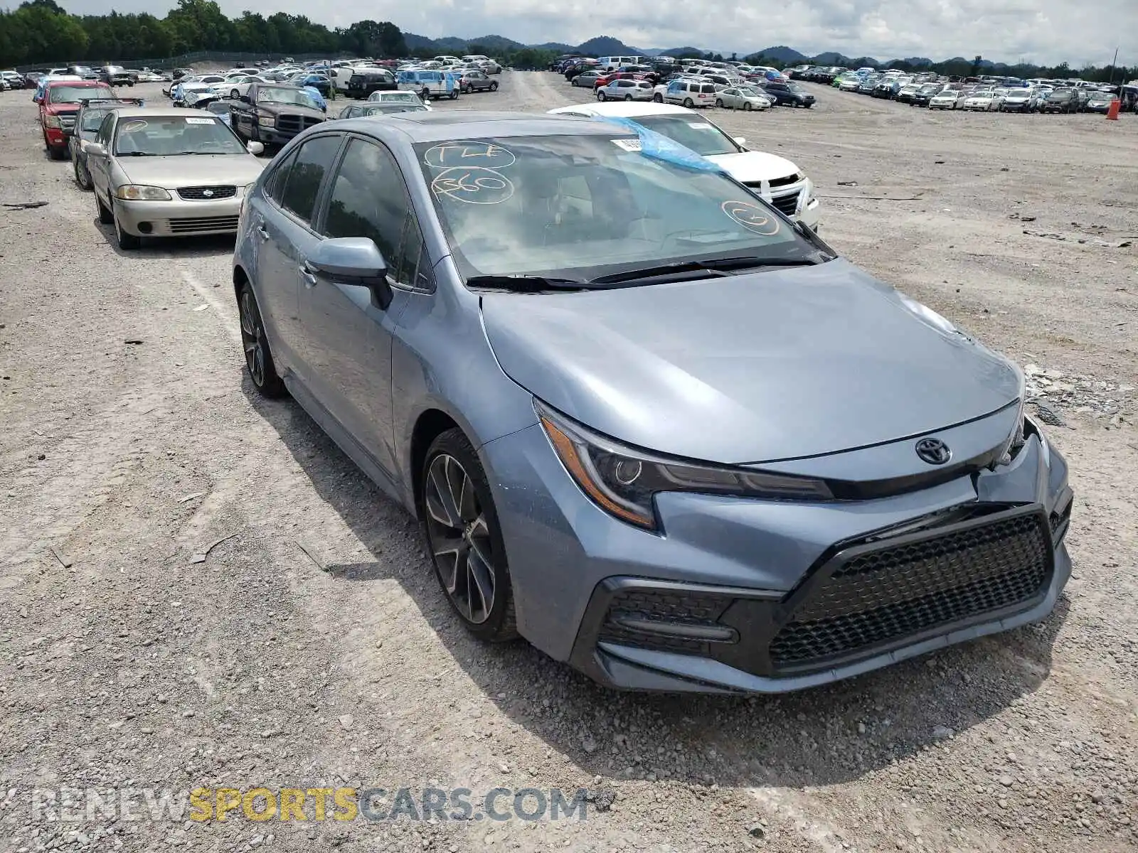 1 Photograph of a damaged car JTDP4MCE9MJ063633 TOYOTA COROLLA 2021