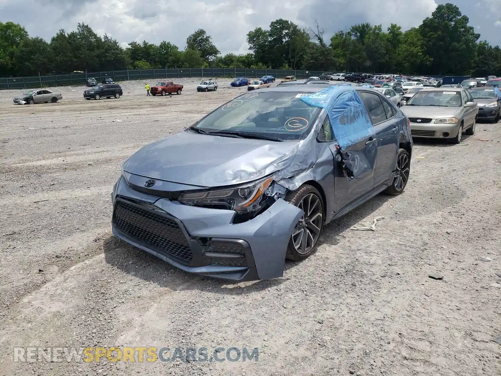2 Photograph of a damaged car JTDP4MCE9MJ063633 TOYOTA COROLLA 2021