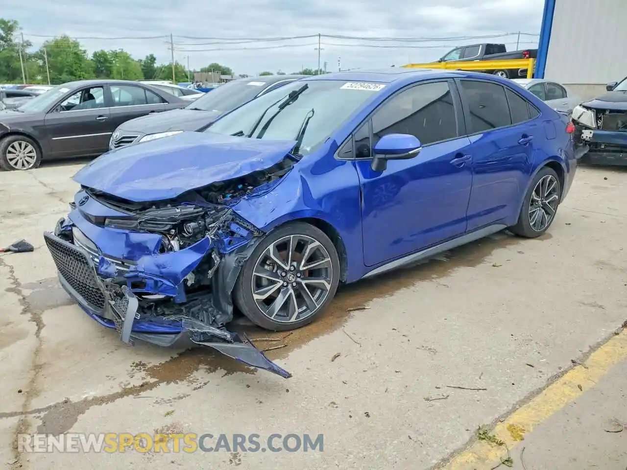 1 Photograph of a damaged car JTDP4MCE9MJ065723 TOYOTA COROLLA 2021