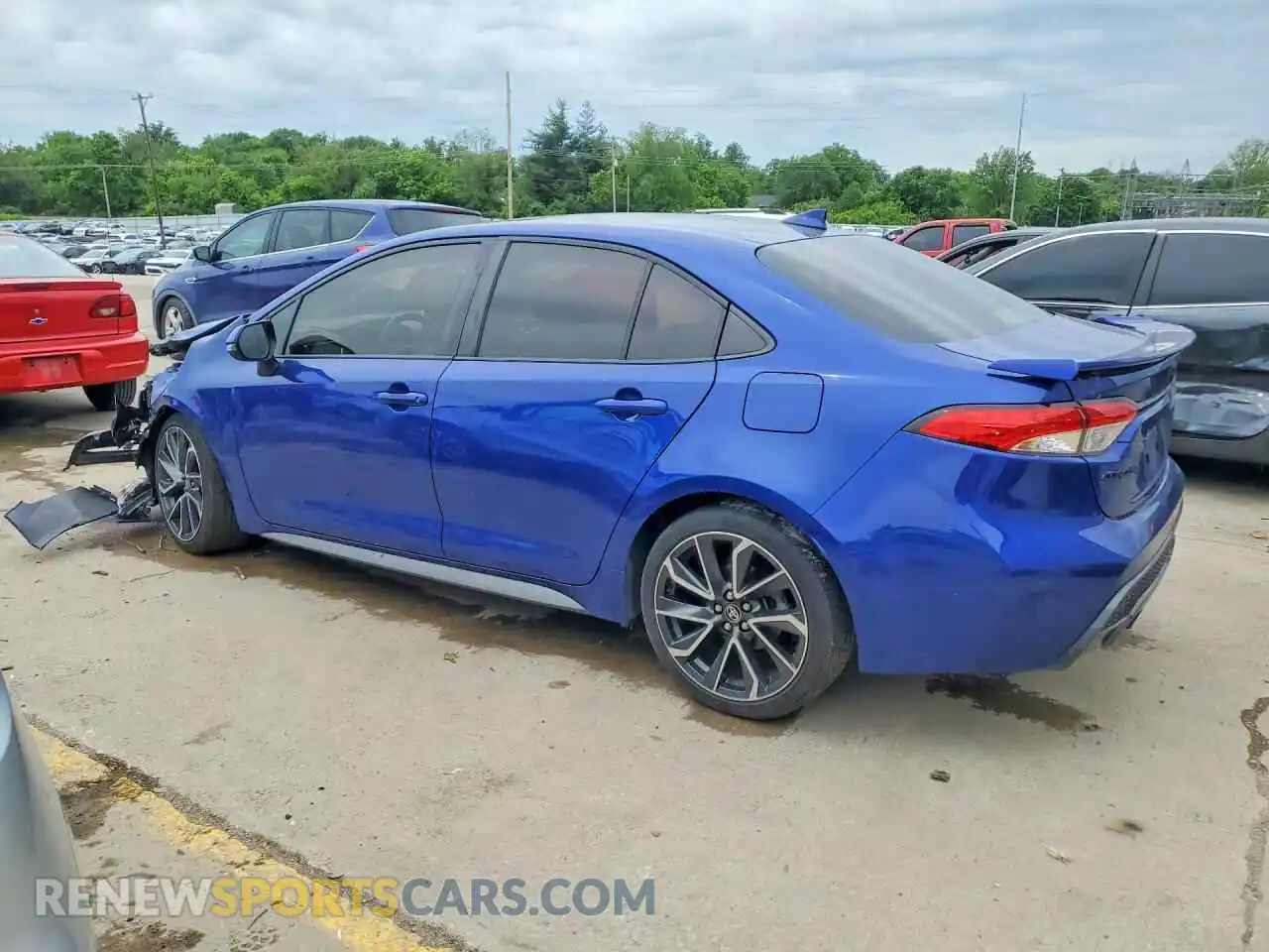 2 Photograph of a damaged car JTDP4MCE9MJ065723 TOYOTA COROLLA 2021