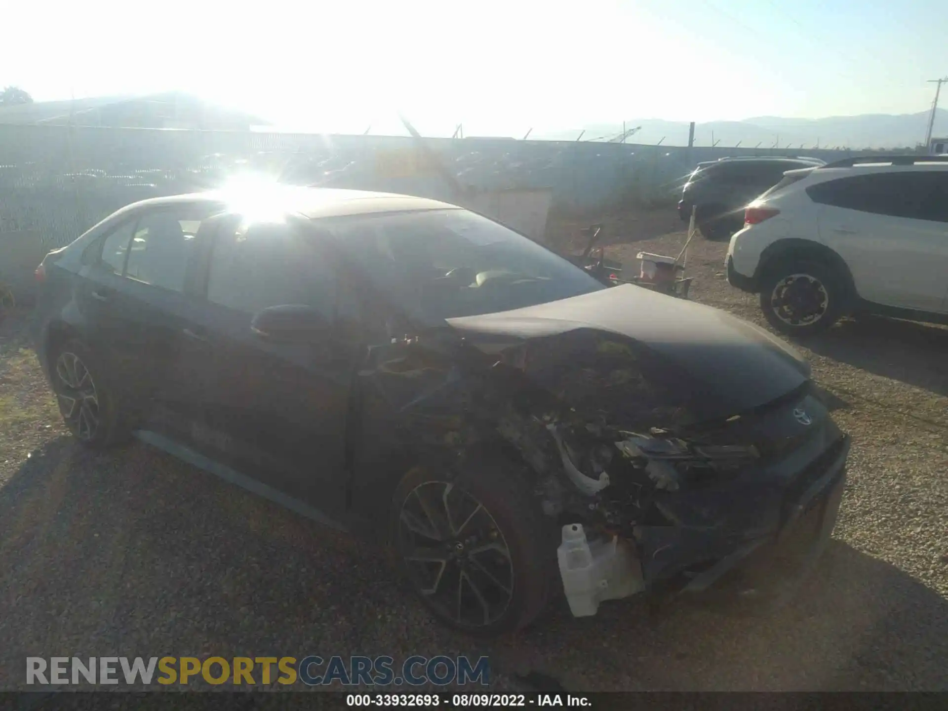 1 Photograph of a damaged car JTDP4MCE9MJ073286 TOYOTA COROLLA 2021