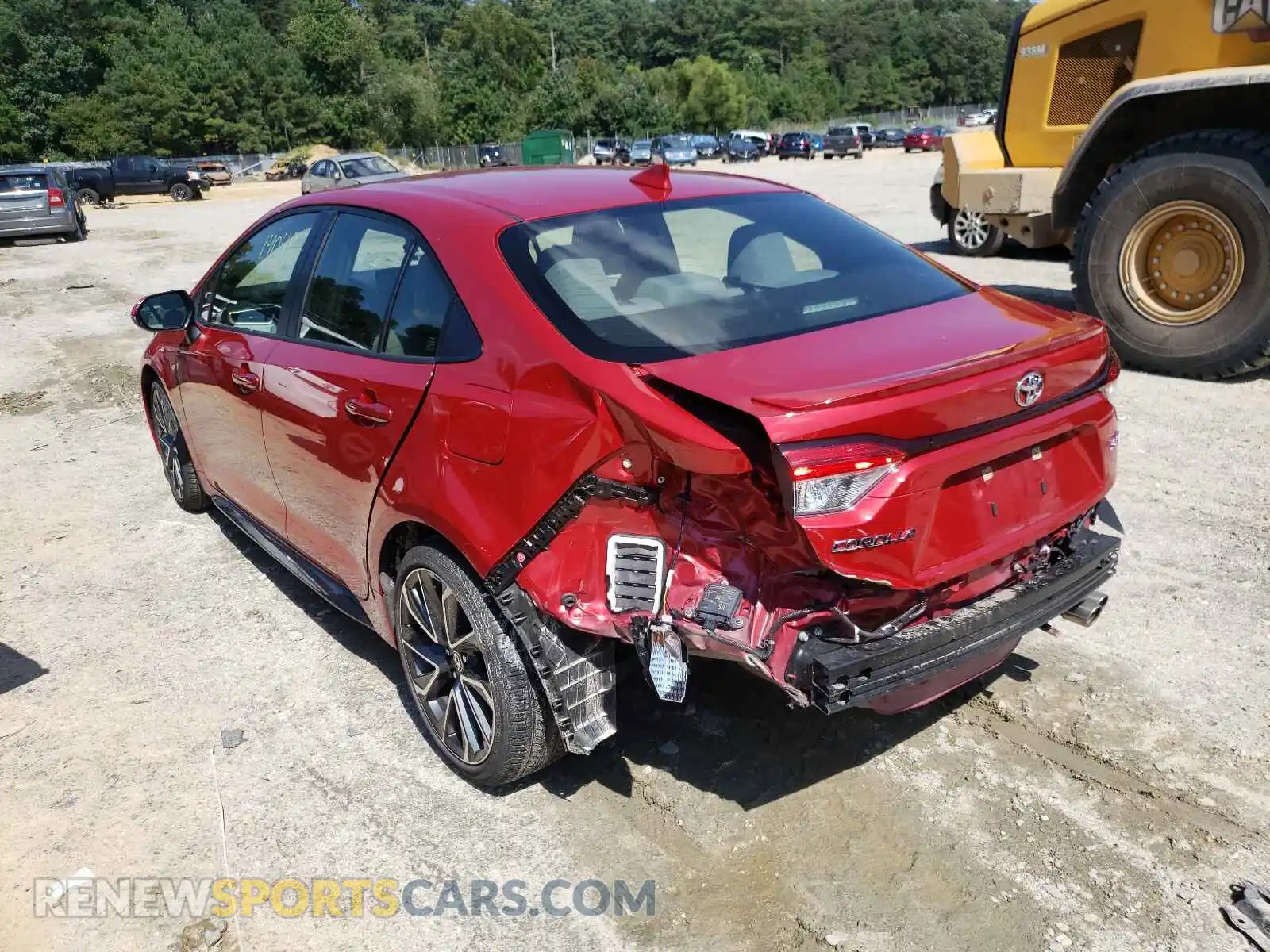 3 fotografías del automóvil dañado JTDP4MCEXMJ053936 TOYOTA COROLLA 2021