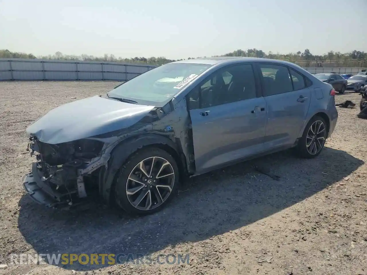 1 Photograph of a damaged car JTDP4MCEXMJ054231 TOYOTA COROLLA 2021