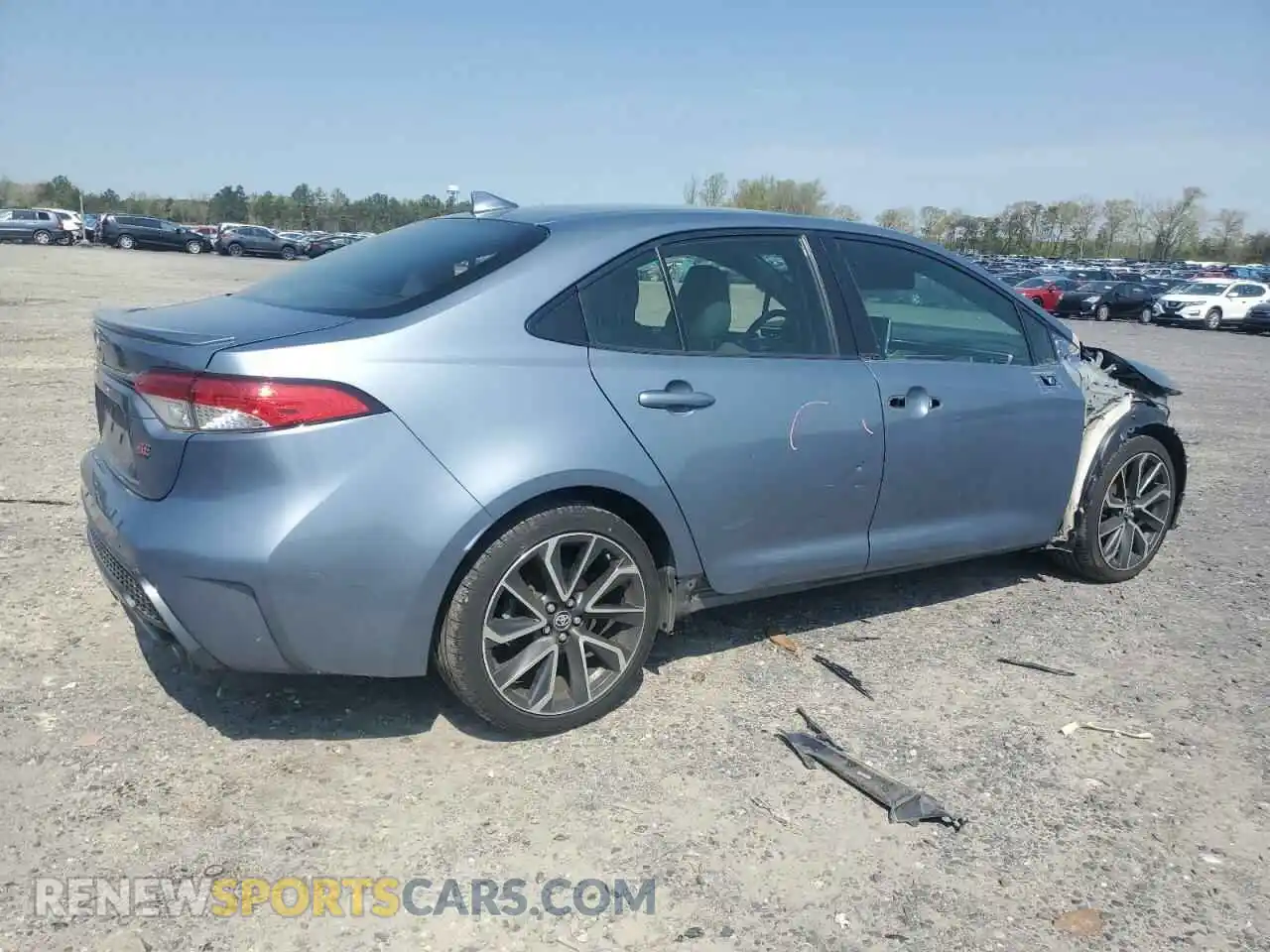3 Photograph of a damaged car JTDP4MCEXMJ054231 TOYOTA COROLLA 2021
