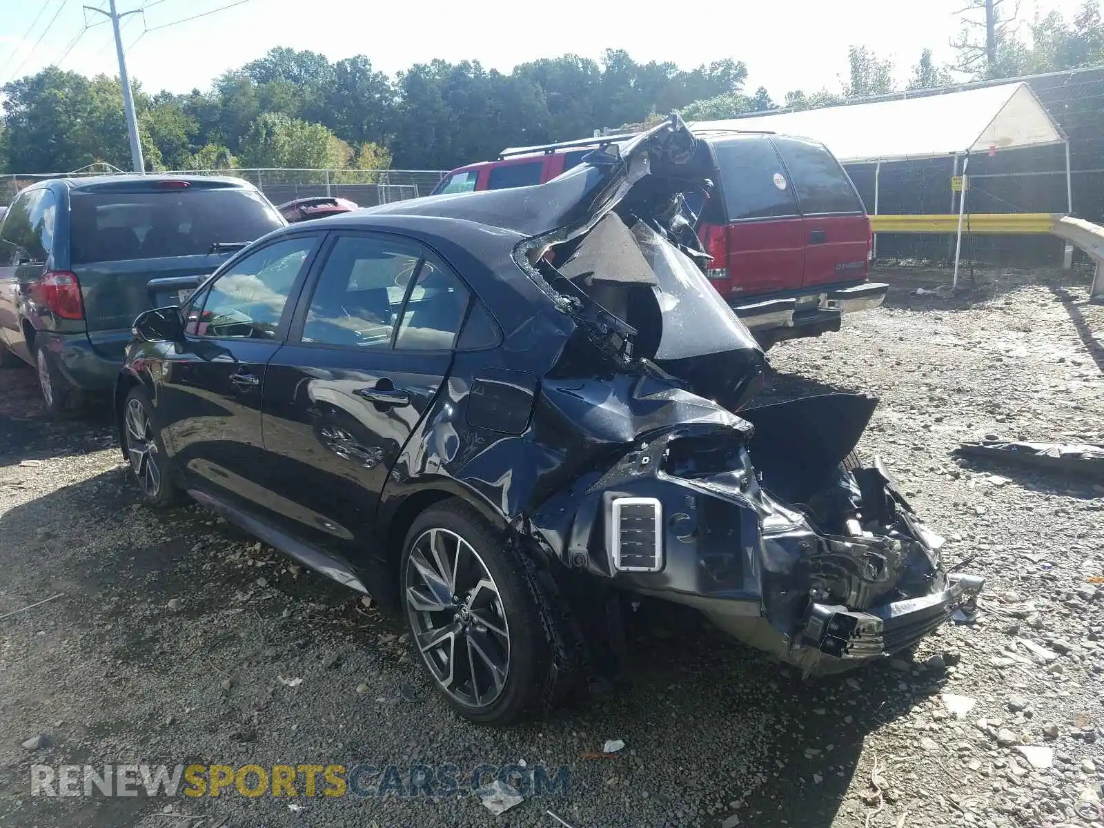 3 Photograph of a damaged car JTDS4MCE0MJ054300 TOYOTA COROLLA 2021