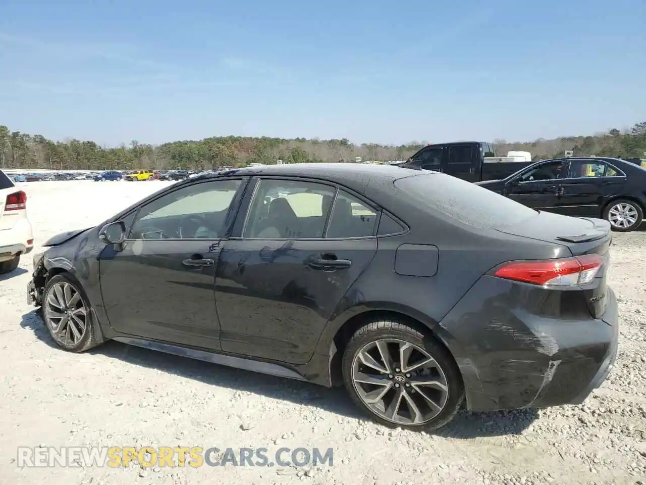 2 Photograph of a damaged car JTDS4MCE0MJ055057 TOYOTA COROLLA 2021