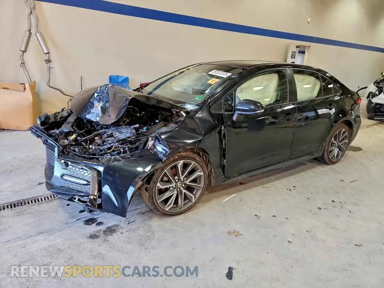 1 Photograph of a damaged car JTDS4MCE0MJ057178 TOYOTA COROLLA 2021