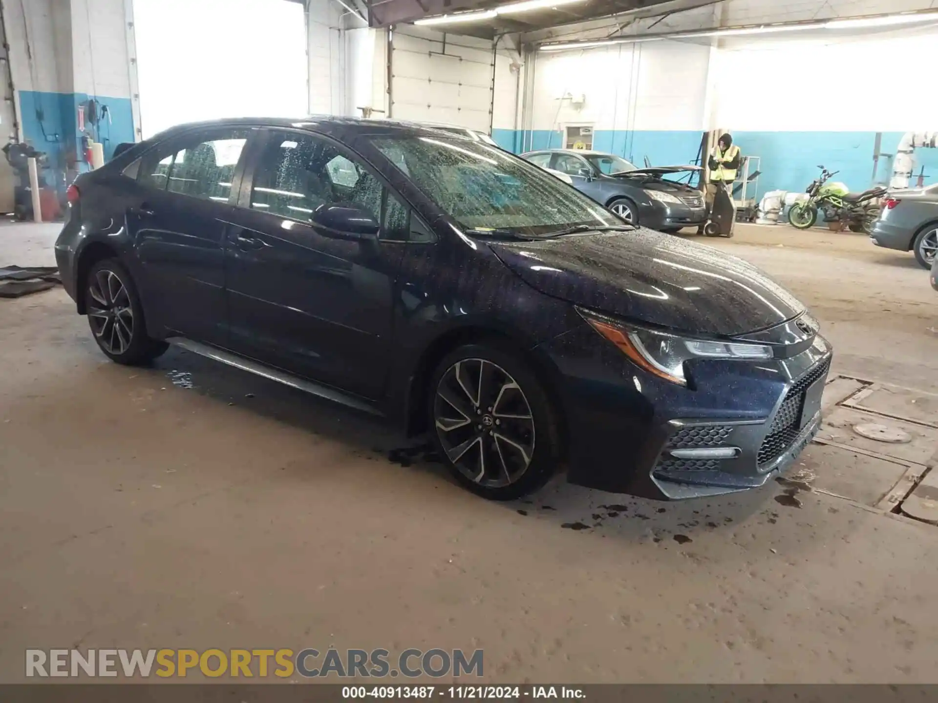 1 Photograph of a damaged car JTDS4MCE0MJ057844 TOYOTA COROLLA 2021