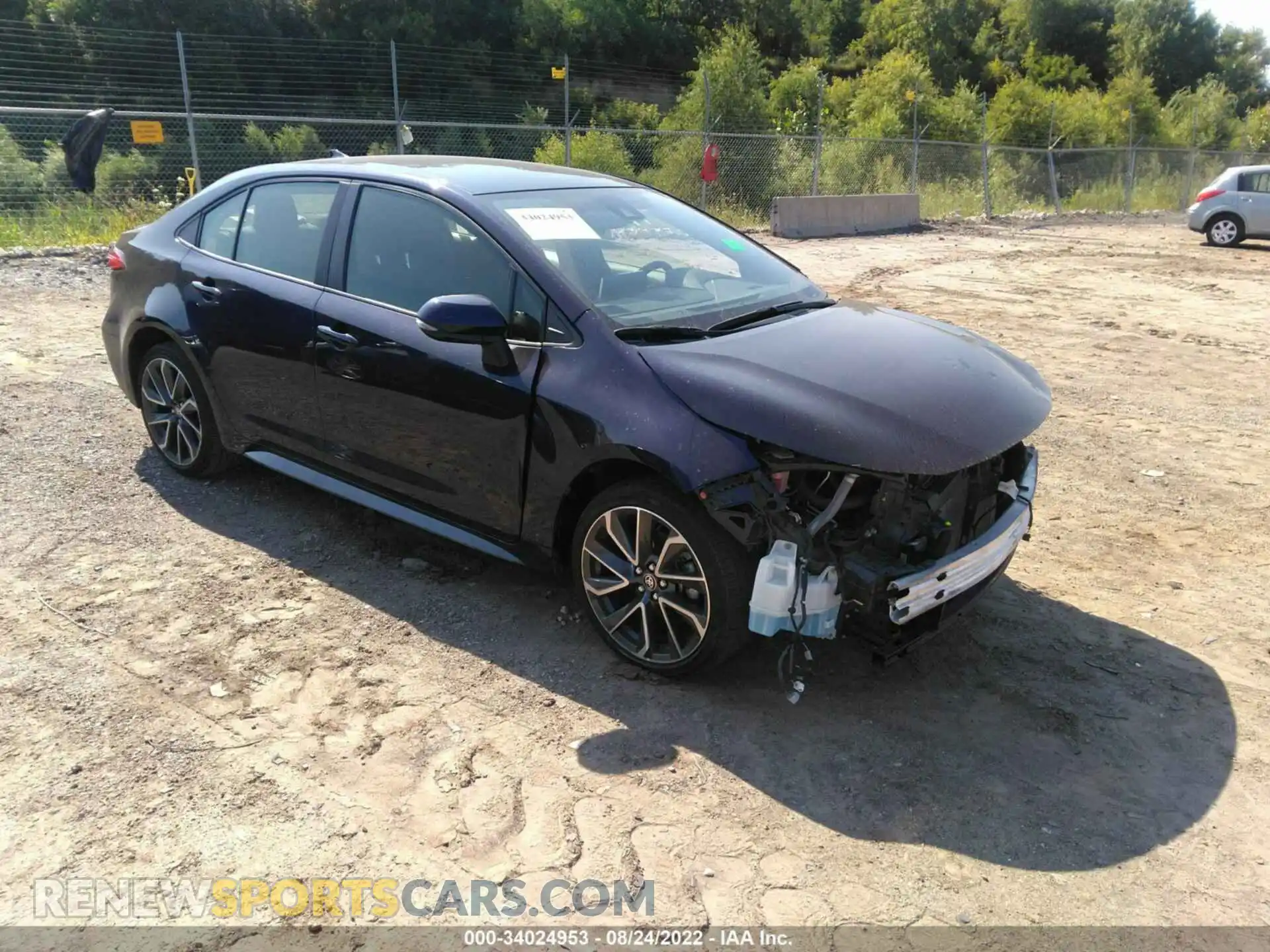 1 Photograph of a damaged car JTDS4MCE0MJ064017 TOYOTA COROLLA 2021