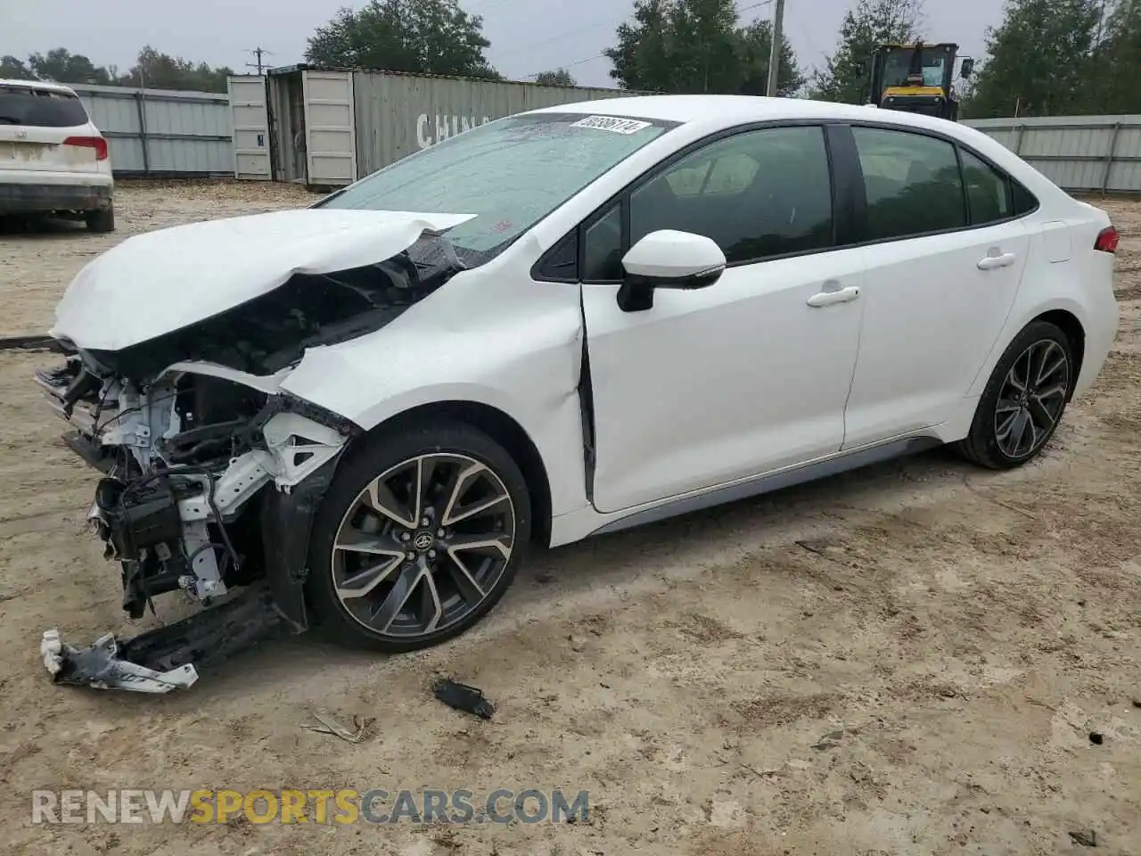 1 Photograph of a damaged car JTDS4MCE0MJ066429 TOYOTA COROLLA 2021