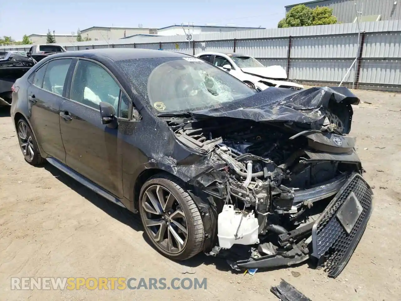 1 Photograph of a damaged car JTDS4MCE0MJ067242 TOYOTA COROLLA 2021