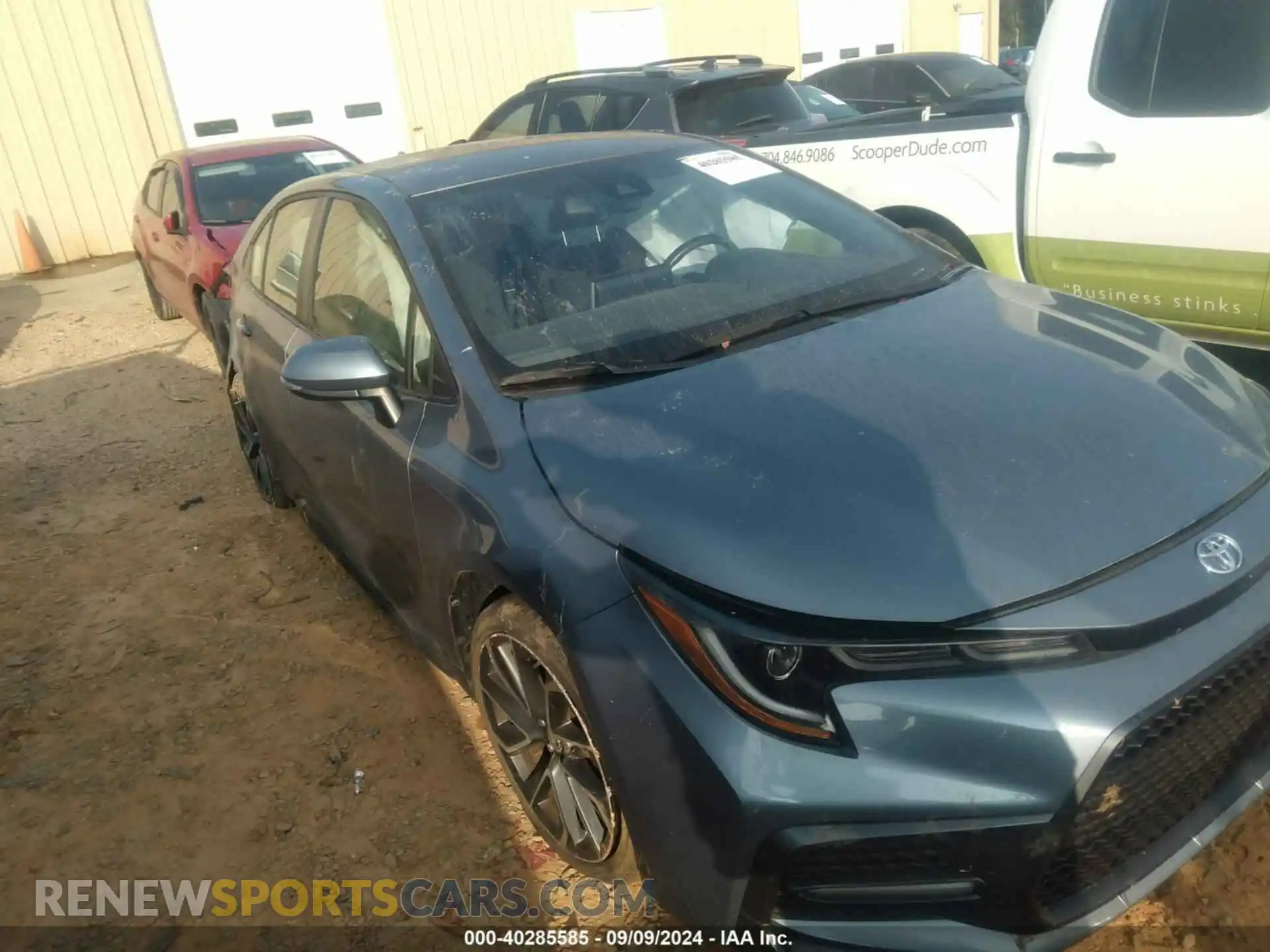1 Photograph of a damaged car JTDS4MCE0MJ069783 TOYOTA COROLLA 2021