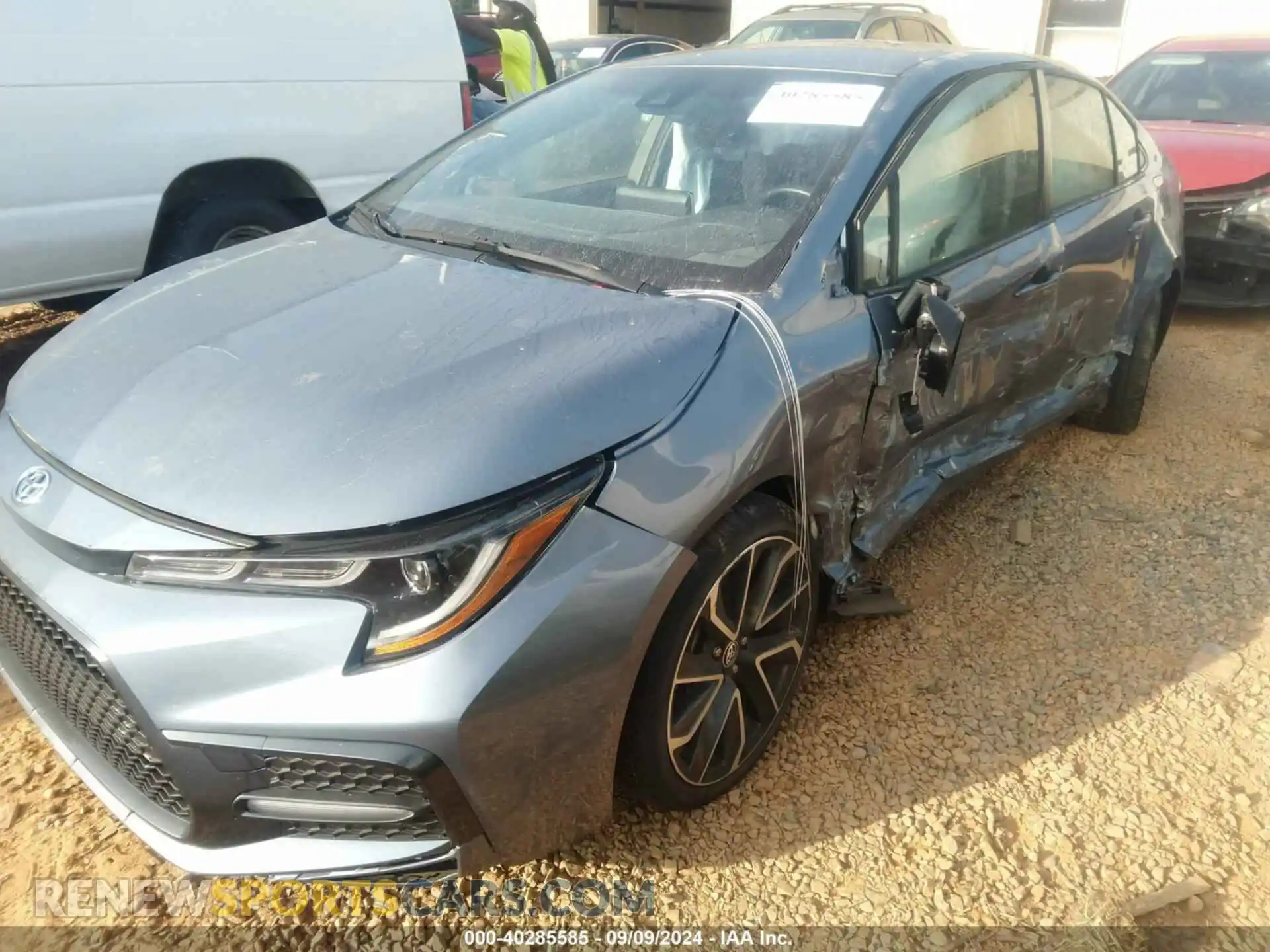 2 Photograph of a damaged car JTDS4MCE0MJ069783 TOYOTA COROLLA 2021
