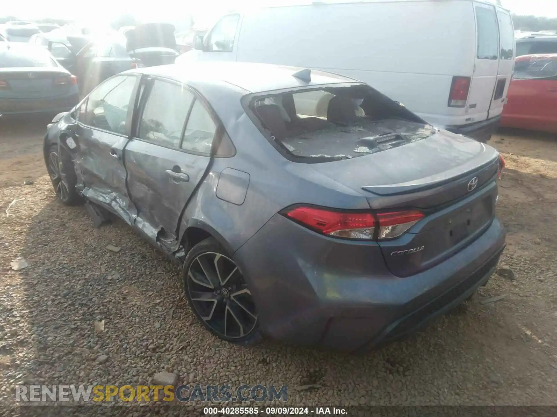 3 Photograph of a damaged car JTDS4MCE0MJ069783 TOYOTA COROLLA 2021