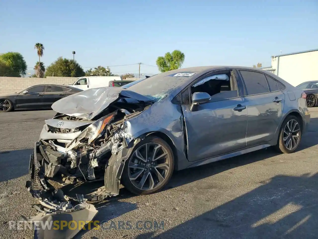 1 Photograph of a damaged car JTDS4MCE0MJ071100 TOYOTA COROLLA 2021