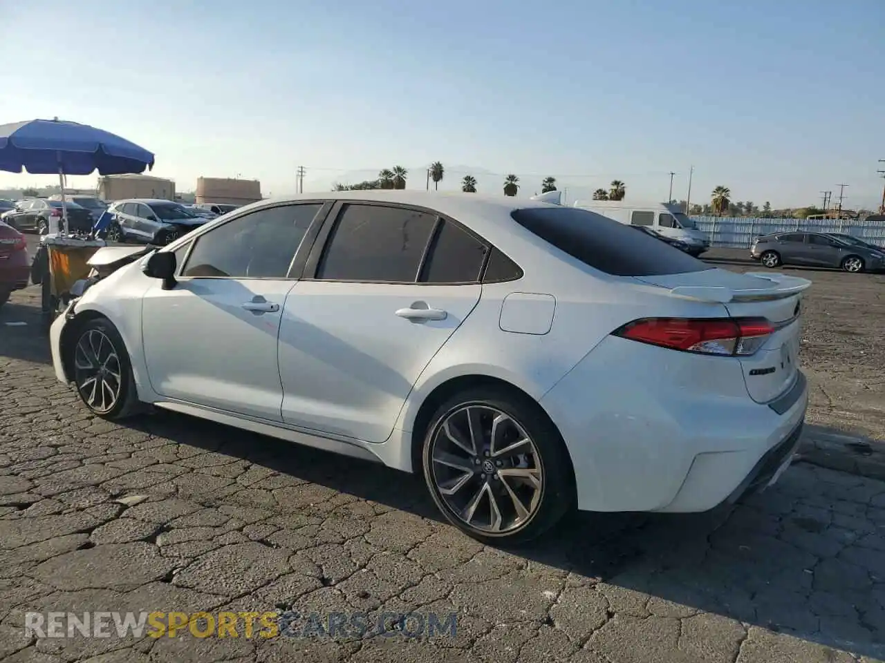 2 Photograph of a damaged car JTDS4MCE0MJ075891 TOYOTA COROLLA 2021