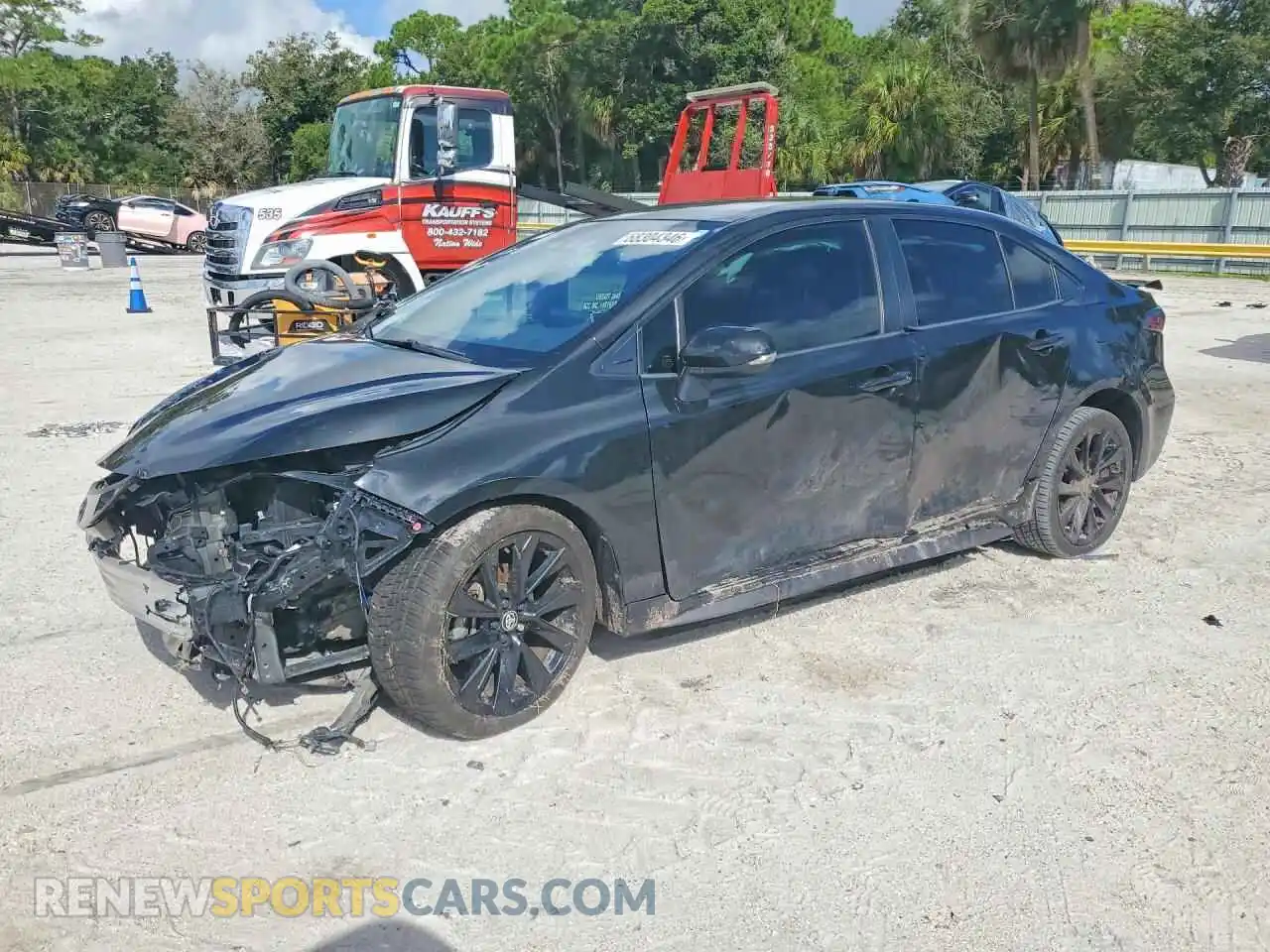 1 Photograph of a damaged car JTDS4MCE0MJ078001 TOYOTA COROLLA 2021