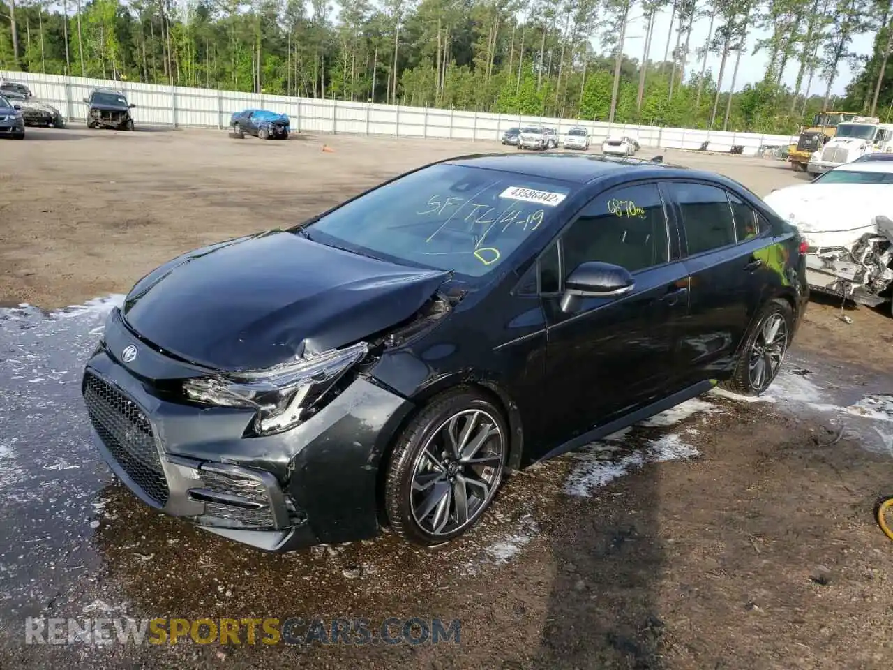 2 Photograph of a damaged car JTDS4MCE0MJ079729 TOYOTA COROLLA 2021