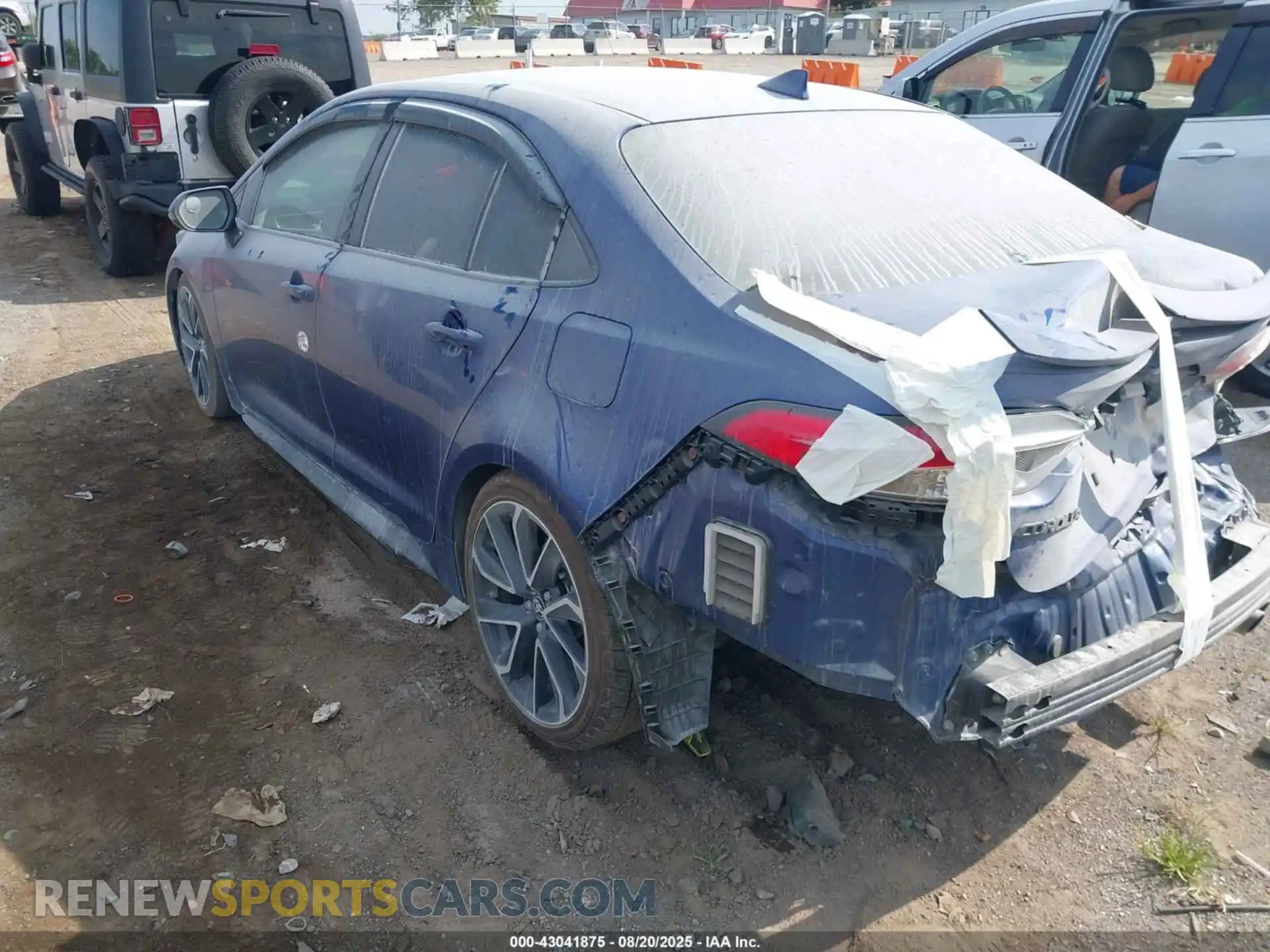 3 Photograph of a damaged car JTDS4MCE1MJ056198 TOYOTA COROLLA 2021