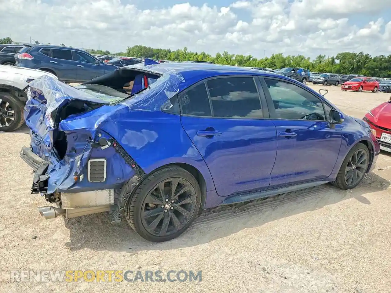 3 Photograph of a damaged car JTDS4MCE1MJ058520 TOYOTA COROLLA 2021
