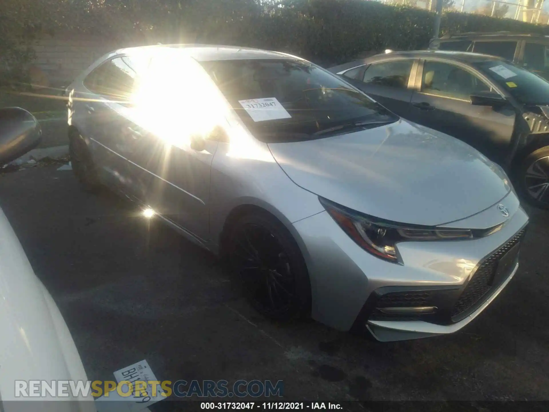 1 fotografías del automóvil dañado JTDS4MCE1MJ061465 TOYOTA COROLLA 2021