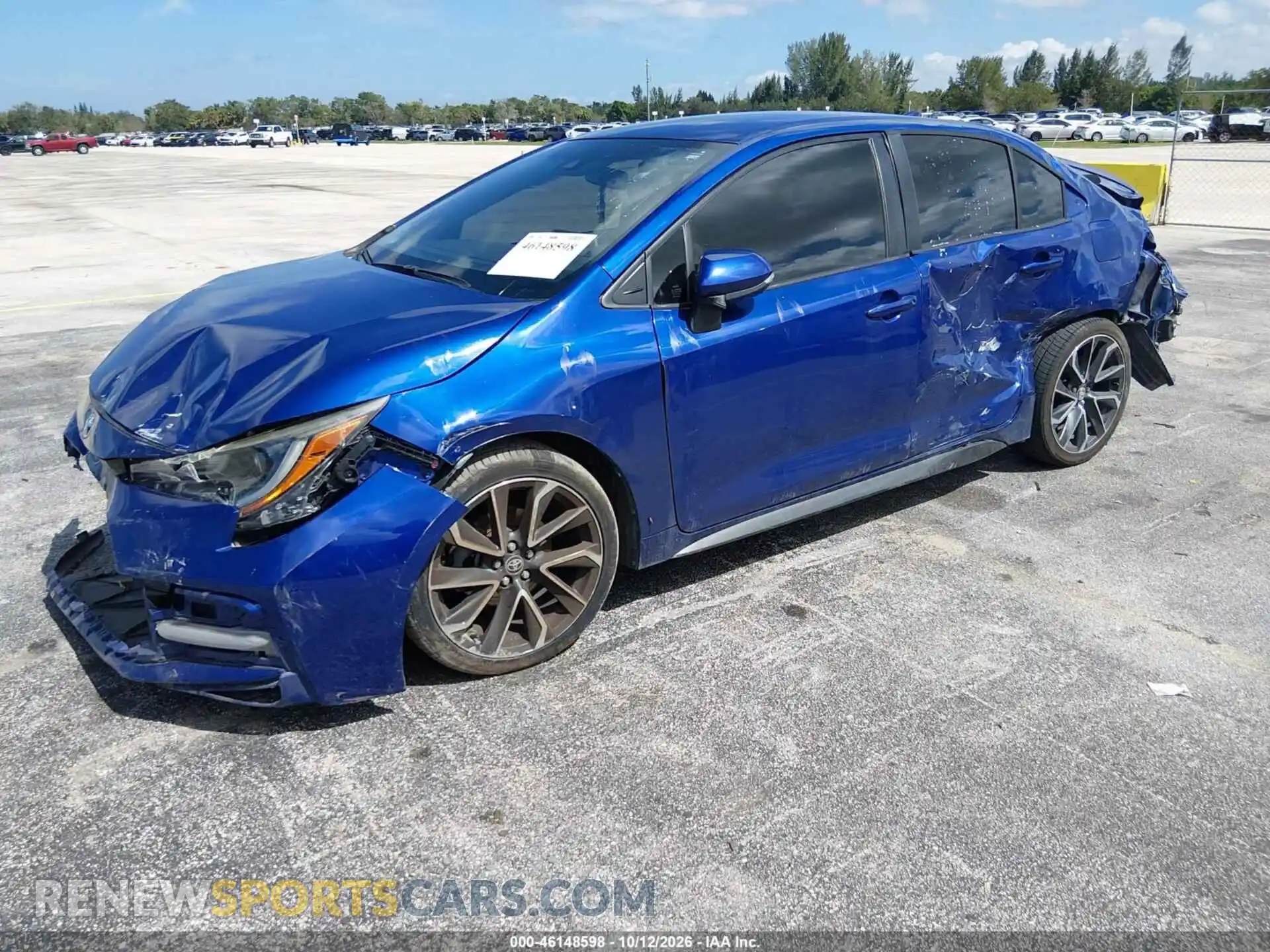 2 Photograph of a damaged car JTDS4MCE1MJ066925 TOYOTA COROLLA 2021